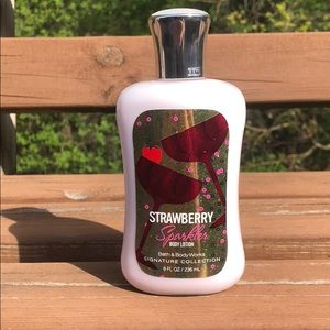 Bath and body works lotion strawberry sparkler